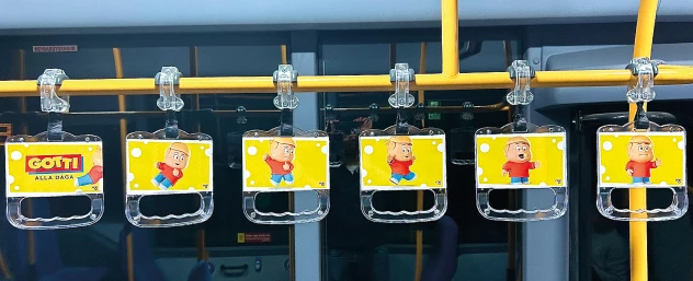 Gótti — Sama hugmynd á röð handfanga.